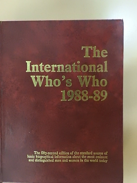 The International Who's Who 1988-89 [antikvár]