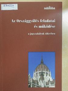 Soltész István - Az Országgyűlés feladatai és működése a jogszabályok tükrében [antikvár]