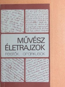 Művész életrajzok [antikvár]