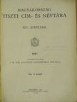 Magyarország tiszti cím- és névtára 1937. [antikvár]