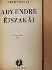 Krúdy Gyula - Ady Endre éjszakái [antikvár]