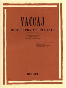 VACCAJ - METODO PRATICO DI CANTO (CONTRALTO O BASSO)