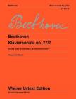BEETHOVEN - KLAVIERSONATE OP. 27/2 - "MONDSCHEINSONATE" (HAUSCHILD, REUTTER, BLOCH, CZERNY)