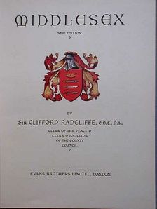 Sir Clifford Radcliffe - Middlesex [antikvár]