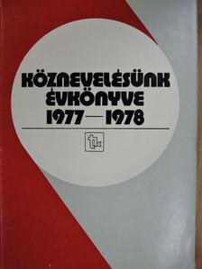 Almásy György - Köznevelésünk évkönyve 1977-1978 [antikvár]
