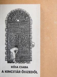 Kósa Csaba - A kincstár összedől [antikvár]