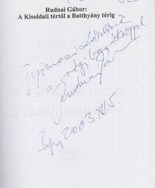 Rudnai Gábor - A Kisoldali tértől a Batthyány térig (dedikált) [antikvár]
