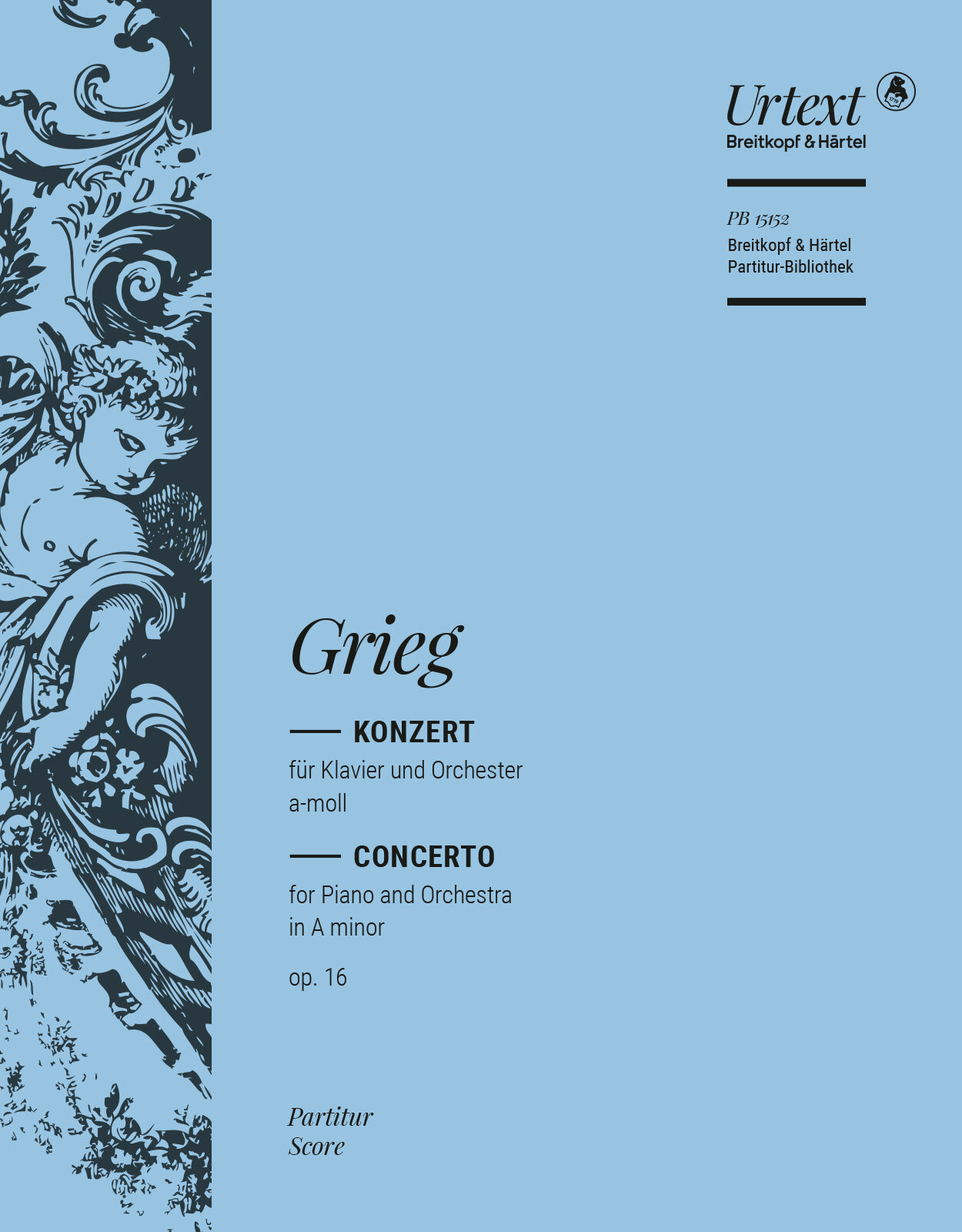 GRIEG - KLAVIERKONZERT a-MOLL OP.16, PARTITUR URTEXT (HEINEMANN)