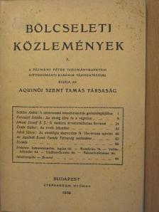 Bárd János - Bölcseleti Közlemények 5. [antikvár]