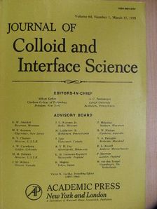H. A. Resing - Journal of Colloid and Interface Science, March 15, 1978 [antikvár]