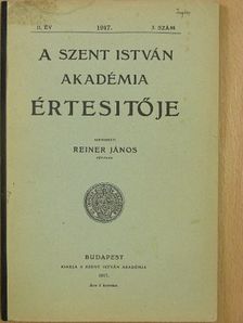 A Szent István Akadémia értesítője 1917. [antikvár]