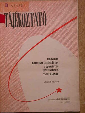 Dr. Kiss István - Tájékoztató 1966/1. [antikvár]