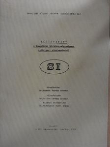 Dr. Németh Ferenc - Tájékoztató a Nemzetközi Mértékegységrendszer építőipari alkalmazásáról [antikvár]