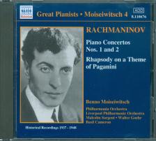 RACHMANINOV - MOISEIWITSCH 4. CD