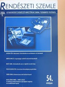 Angyal Miklós - Rendészeti szemle 2006/9. [antikvár]