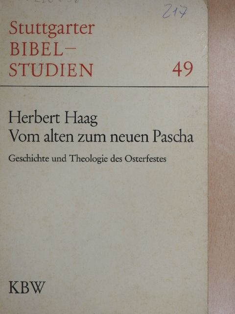 Herbert Haag - Vom alten zum neuen Pascha [antikvár]