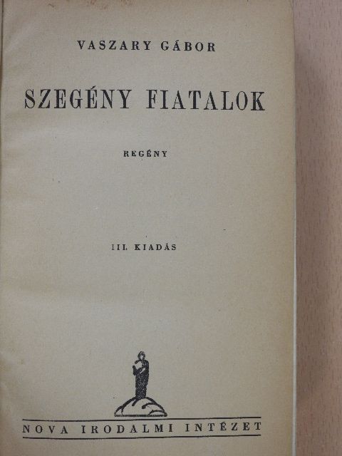 Vaszary Gábor - Szegény fiatalok [antikvár]