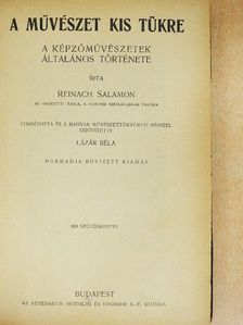 Reinach Salamon - A művészet kis tükre [antikvár]