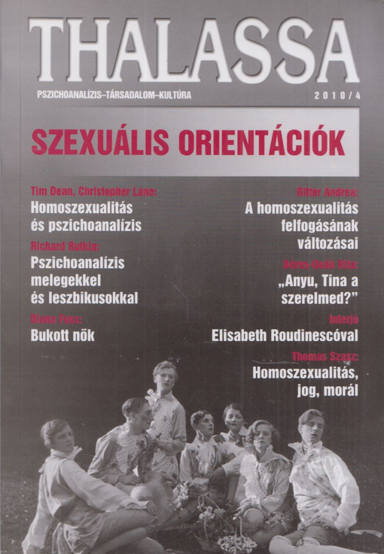 Erős Ferenc - Thalassa 2010/4. [antikvár]