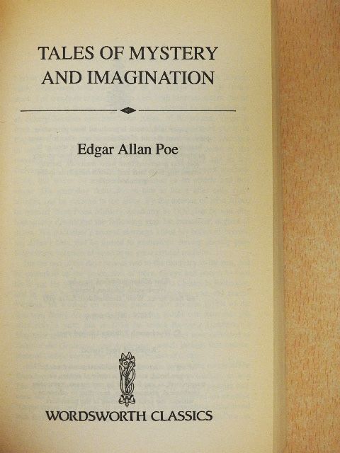 Edgar Allan Poe - Tales of Mystery and Imagination [antikvár]