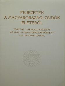 Csoma Zsigmond - Fejezetek a magyarországi zsidók életéből [antikvár]