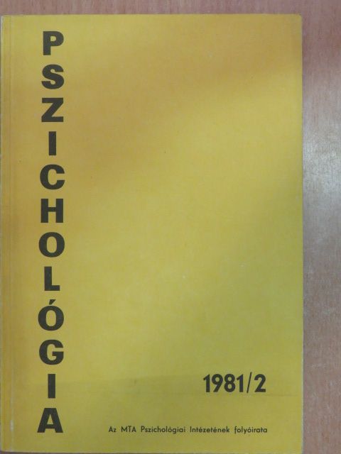 Buda Béla - Pszichológia 1981/2. [antikvár]