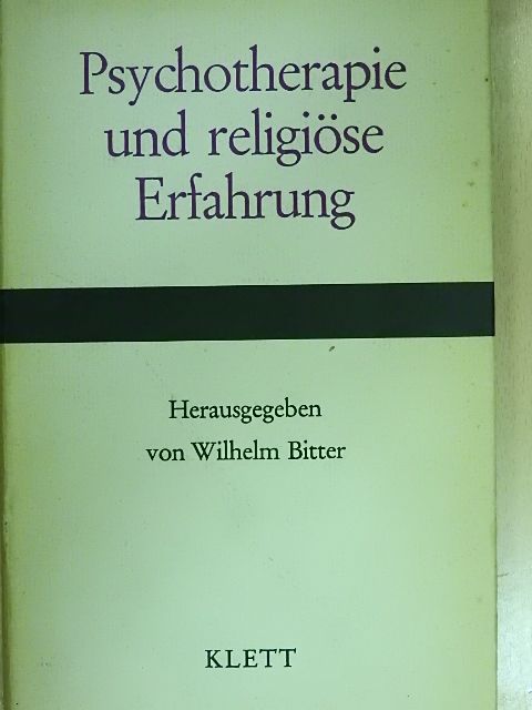 Josef Rudin - Psychotherapie und religiöse Erfahrung [antikvár]