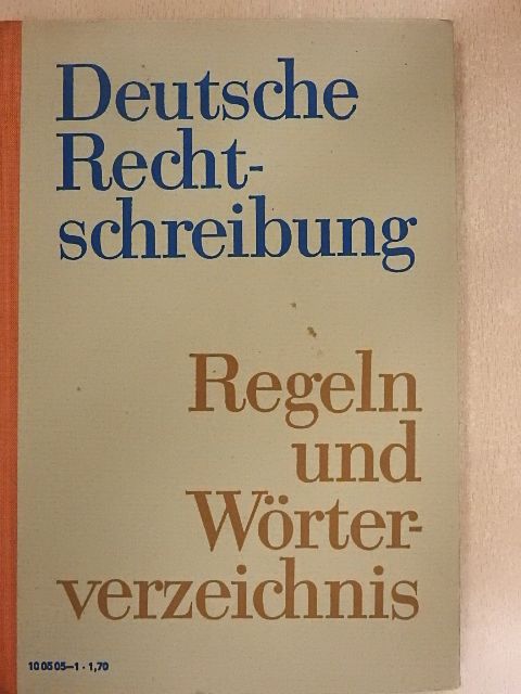 Deutsche Rechtschreibung [antikvár]