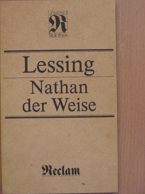 Gotthold Ephraim Lessing - Nathan der Weise [antikvár]