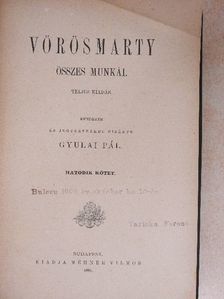 Vörösmarty Mihály - Vörösmarty összes munkái VI. [antikvár]
