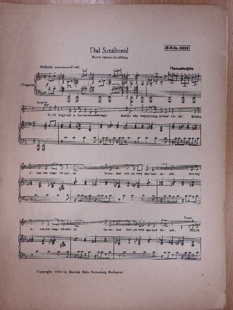 Dal Sztálinról [antikvár]