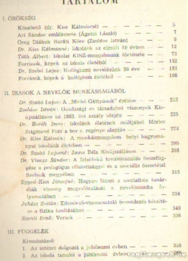 Dr. Szabó Lajos - Jubileumi évkönyv [antikvár]