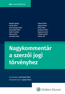 Gyertyánfy Péter (szerk.) dr. - Nagykommentár a szerzői jogi törvényhez [eKönyv: epub, mobi]