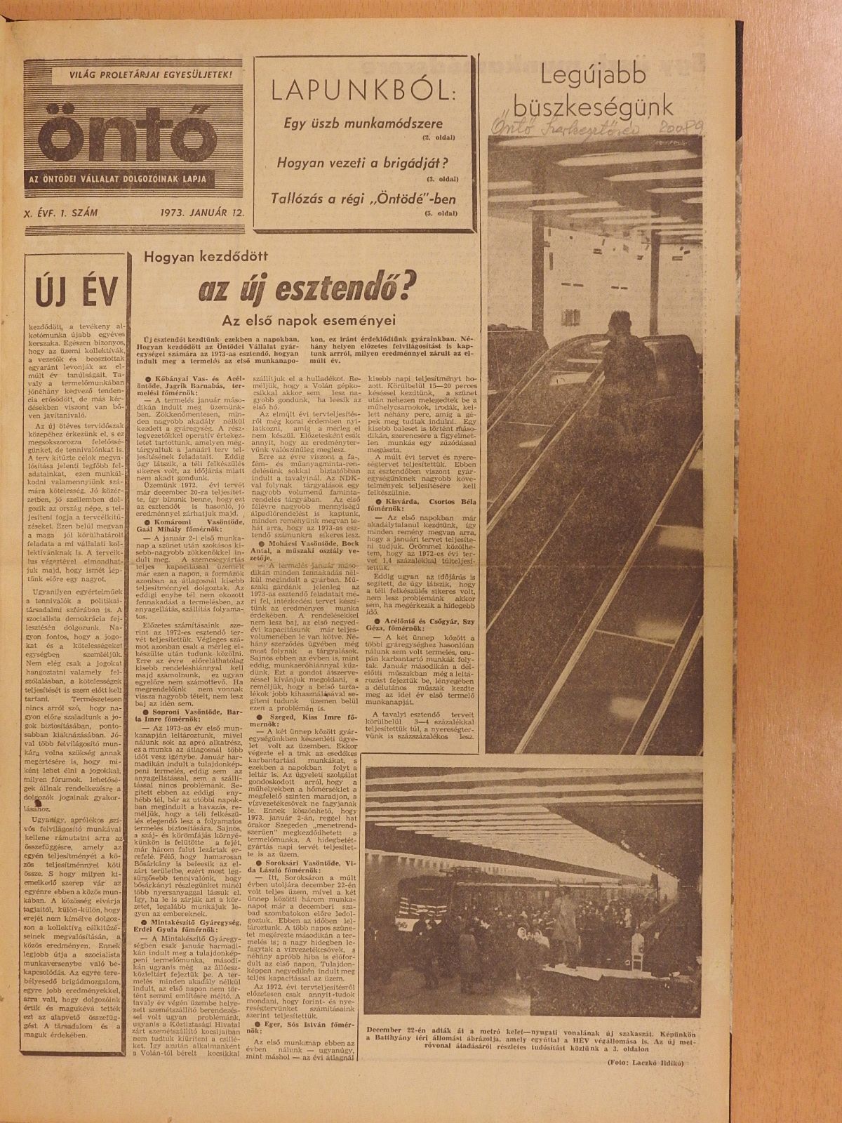 Bolgár Sándor - Öntő 1973. január-december [antikvár]