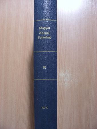 Magyar Kémiai Folyóirat 1975. január-december [antikvár]