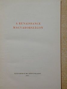 Antonio Bonfini - A renaissance Magyarországon [antikvár]