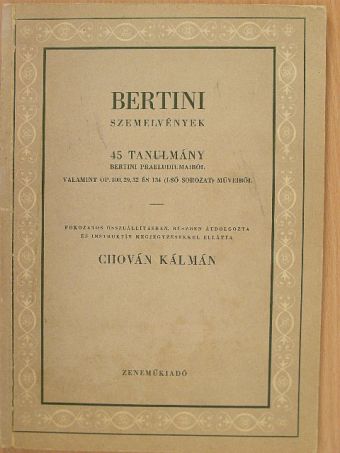 Bertini - Bertini szemelvények [antikvár]
