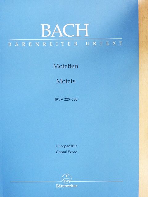 J. S. Bach - Motetten [antikvár]