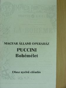 Dr. Till Géza - Puccini: Bohémélet [antikvár]