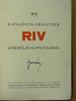 514 számú katalógus-árjegyzék RIV gördülőcsapágyakról [antikvár]