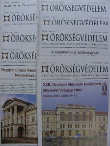 Örökségvédelem 2004. (nem teljes évfolyam) [antikvár]