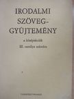 Dr. Vidor Pálné - Irodalmi szöveggyűjtemény III. [antikvár]