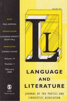 Paul Simpson - Language and Literature Volume 14 Number 1 February 2005 [antikvár]