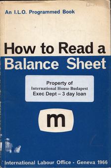 How to Read a Balance Sheet [antikvár]