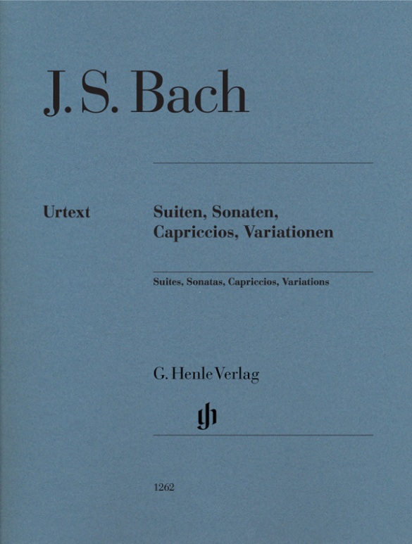 J. S. Bach - SUITEN, SONATEN, CAPRICCIOS, VARIATIONEN FÜR KLAVIER URTEXT (VON DADELSEN) OHNE FINGERSATZ