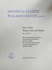 Heinrich Schütz - Psalmen Davids 1619 [antikvár]