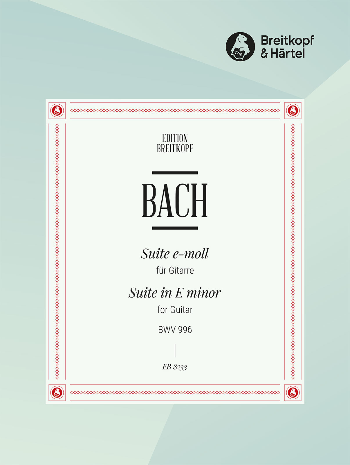 J. S. Bach - SUITE e-MOLL BWV 996 FÜR GITARRE (A.KRAUSE)