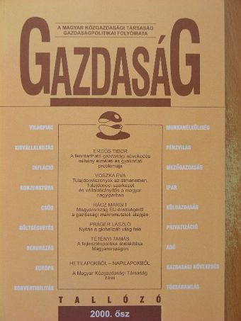 Akar László - Gazdaság 2000. ősz [antikvár]