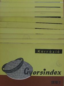 Gyorsindex-Korrózió 1978. január-december [antikvár]