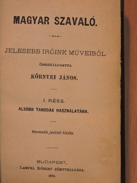 Magyar szavaló I-II. [antikvár]